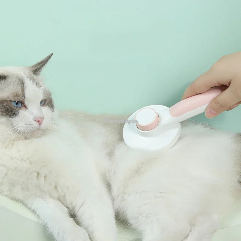 Fellfreunde™ Premium-Hunde- Katzenbürste – Entfernt Unterfell & lose Haare sanft